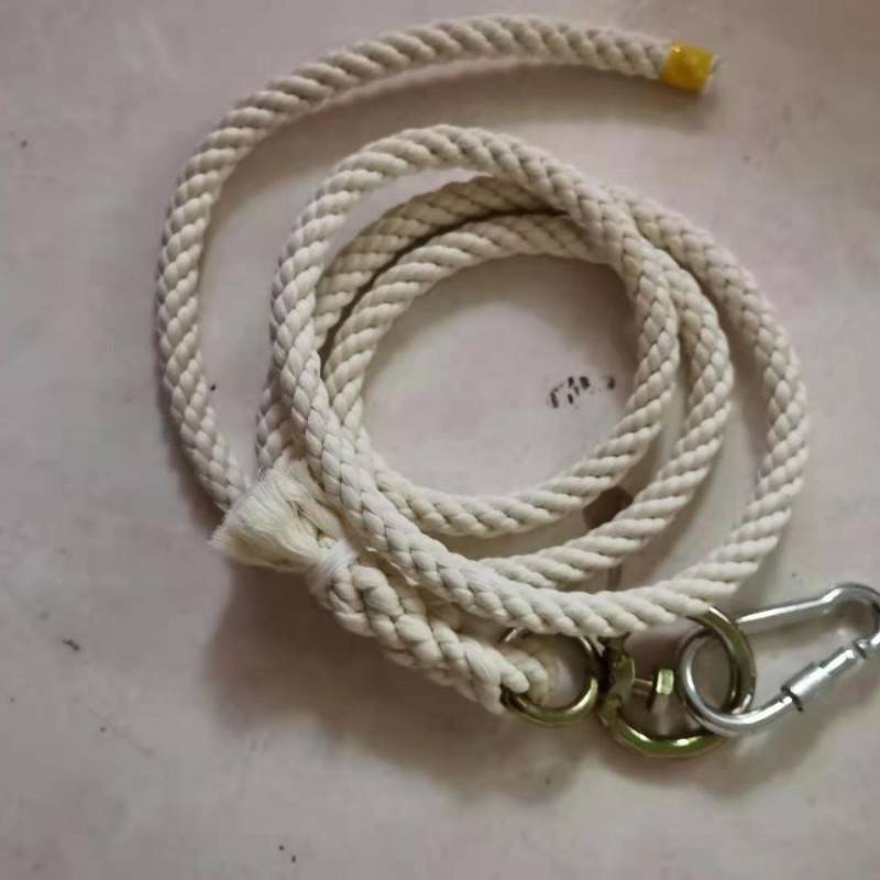 Two meters of cotton rope and a spinal ring